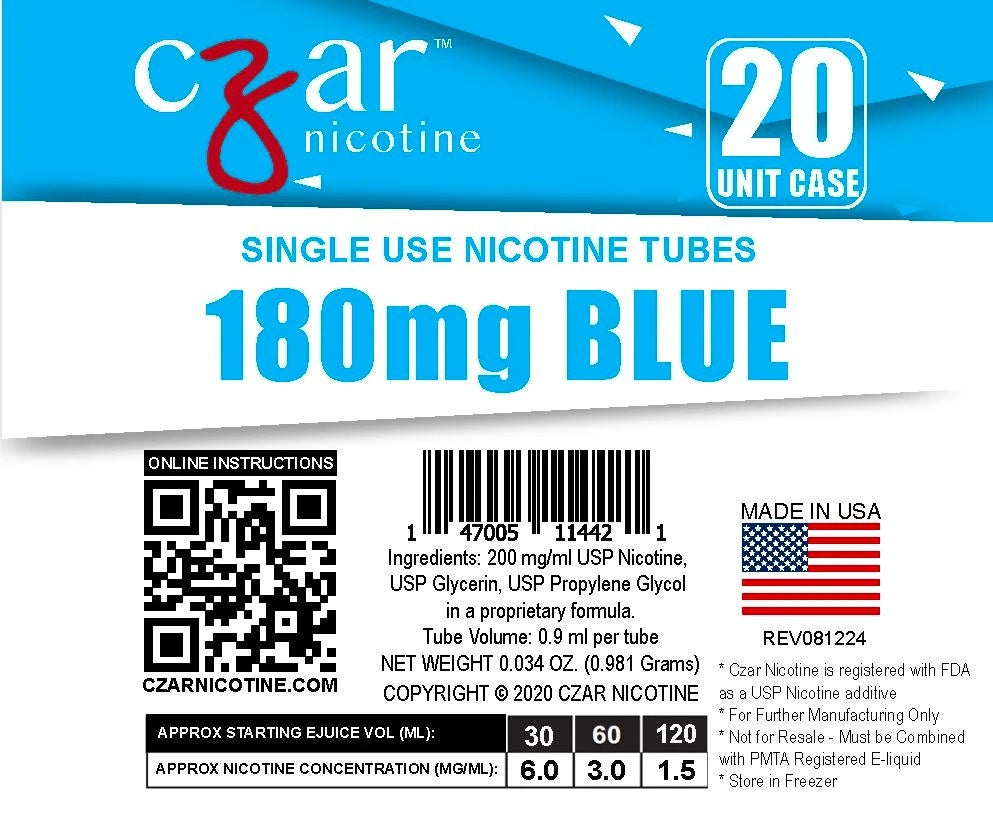CZAR- BLUE 180mg 20unit