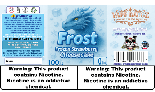 Dragon Line: "Frost" Sweet Strawberry Cheesecake ICE