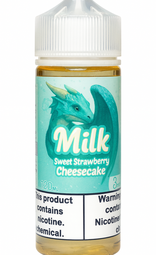 Dragon Line: "Milk" 120ml Strawberry Cheesecake