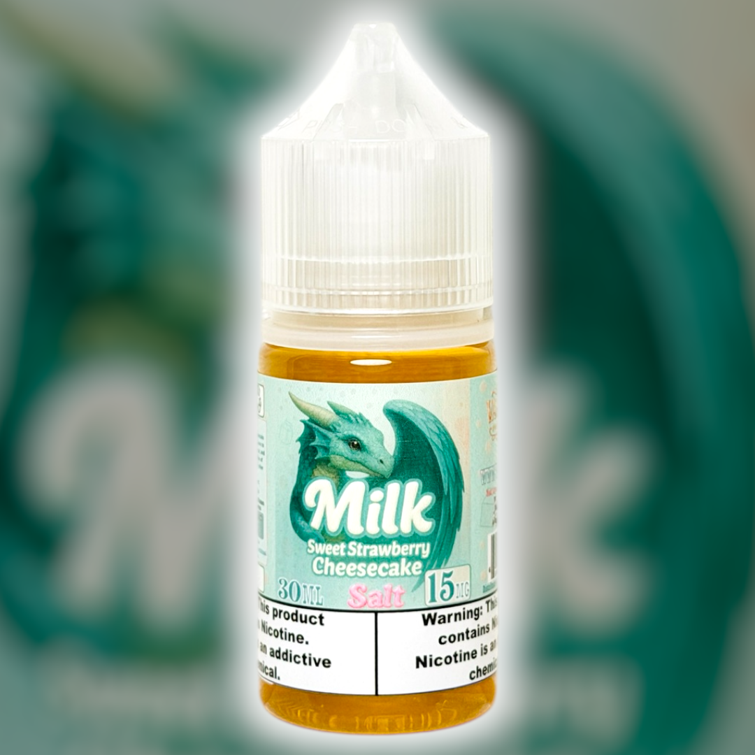 30ml Salt Nic: "Milk" Strawberry Cheesecake