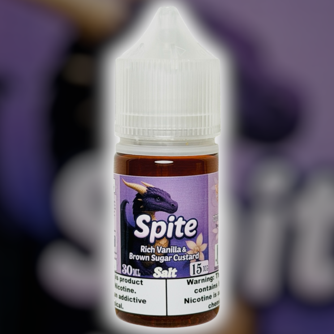30ml Salt Nic: "Spite" Vanilla Brown Sugar Custard