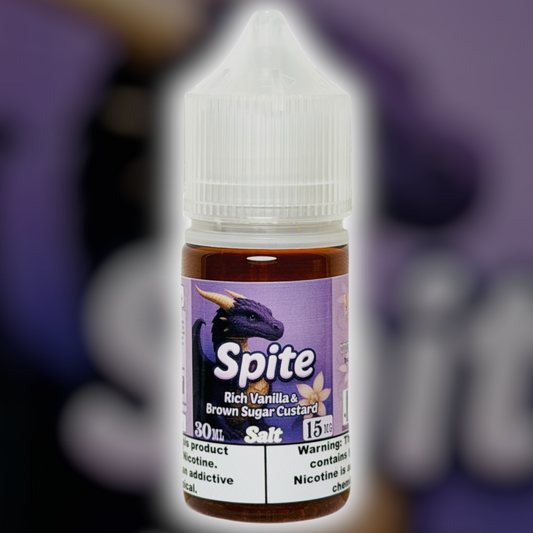 30ml Salt Nic: "Spite" Vanilla Brown Sugar Custard
