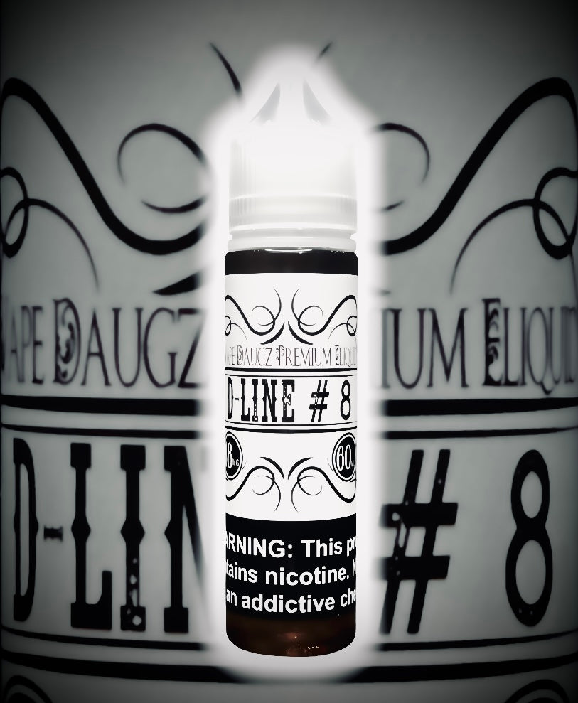 White Label: "D-Line #8" 60ml Warm Vanilla Custard