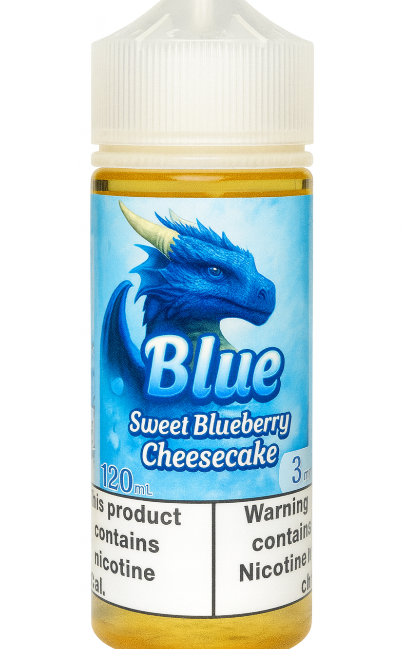Dragon Line: "Blue" 120ml Creamy Blueberry Cheesecake