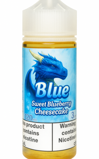 Dragon Line: "Blue" 120ml Creamy Blueberry Cheesecake