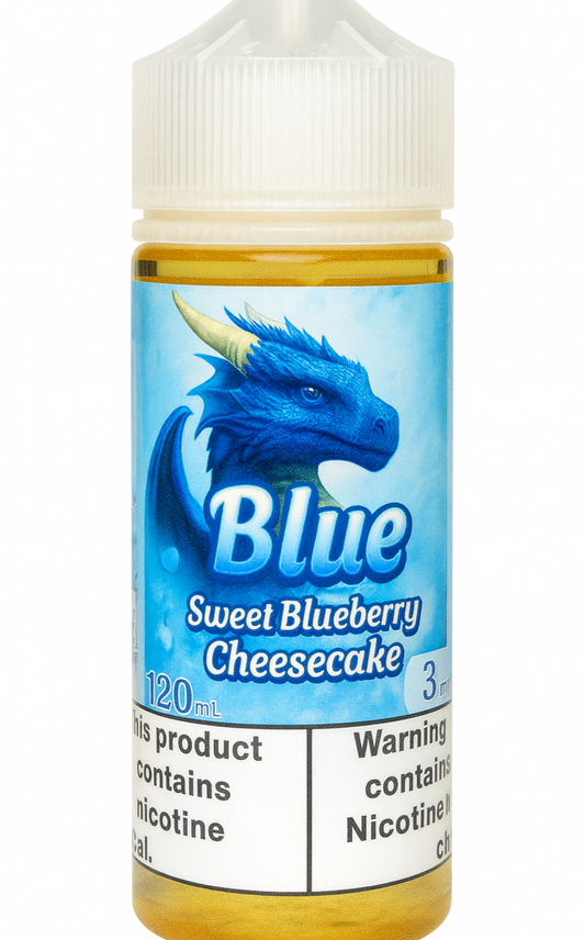 Dragon Line: "Blue" 120ml Creamy Blueberry Cheesecake