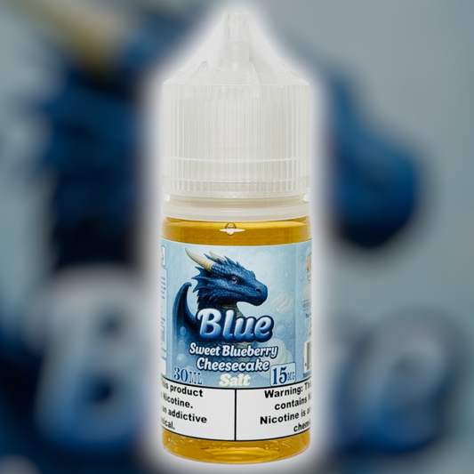 30ml Salt Nic: "Blue" Sweet Blueberry Cheesecake