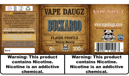 Mafia Line: "Buckaroo" Verrry Berrry 100ml