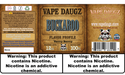 Mafia Line: "Buckaroo" Verrry Berrry 100ml