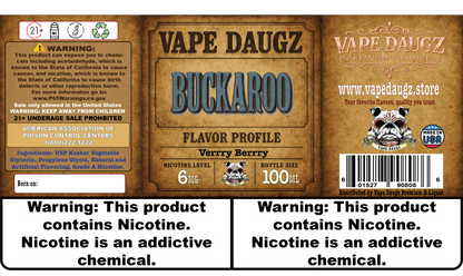 Mafia Line: "Buckaroo" Verrry Berrry 100ml