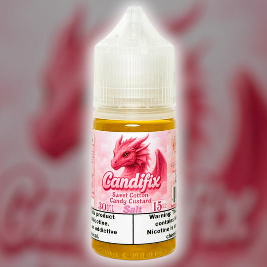 30ml Salt Nic: "Candifix" Sweet Cotton Candy Custard
