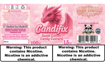 Dragon Line: "Candyfix" Sweet Cotton Candy Custard