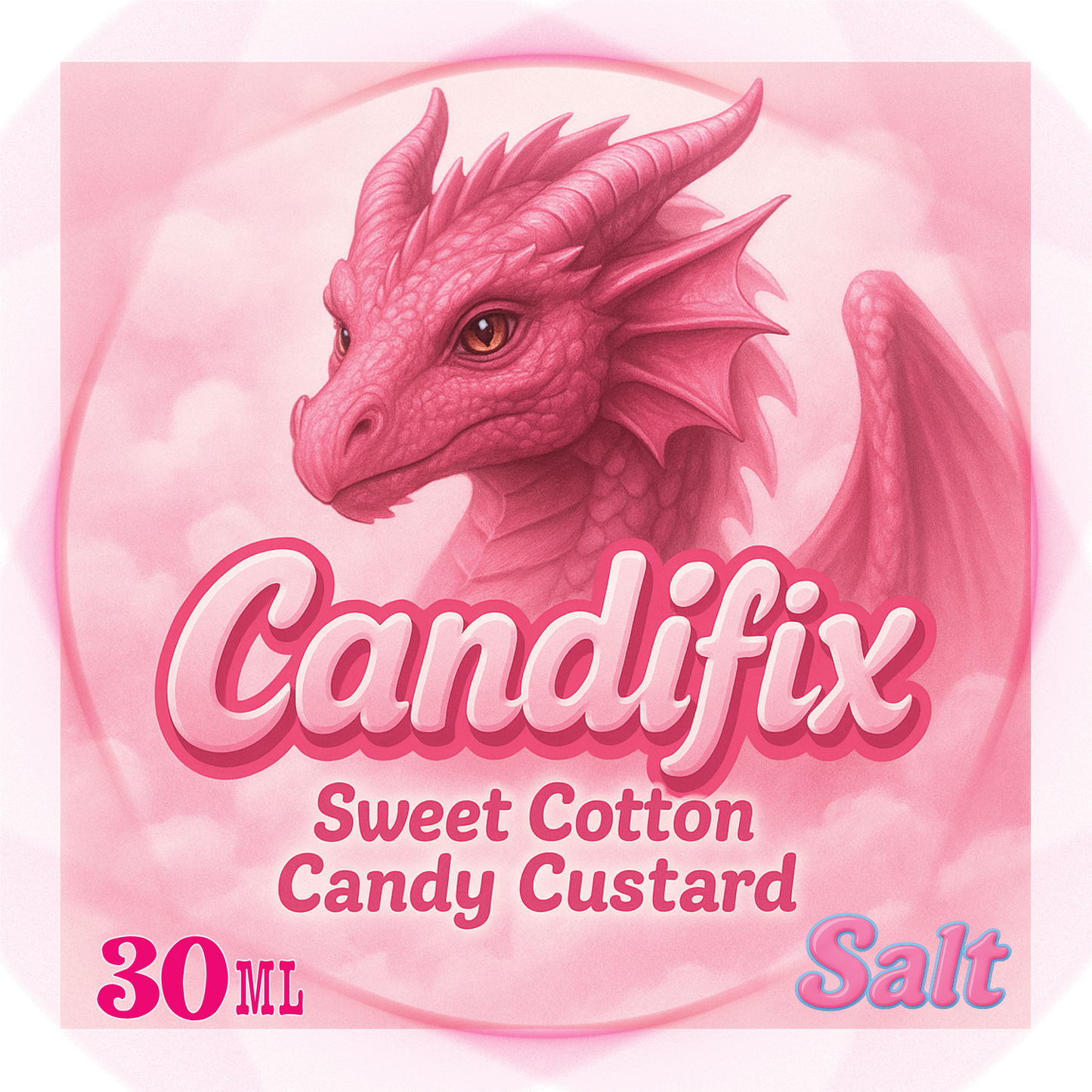 30ml Salt Nic: "Candifix" Sweet Cotton Candy Custard