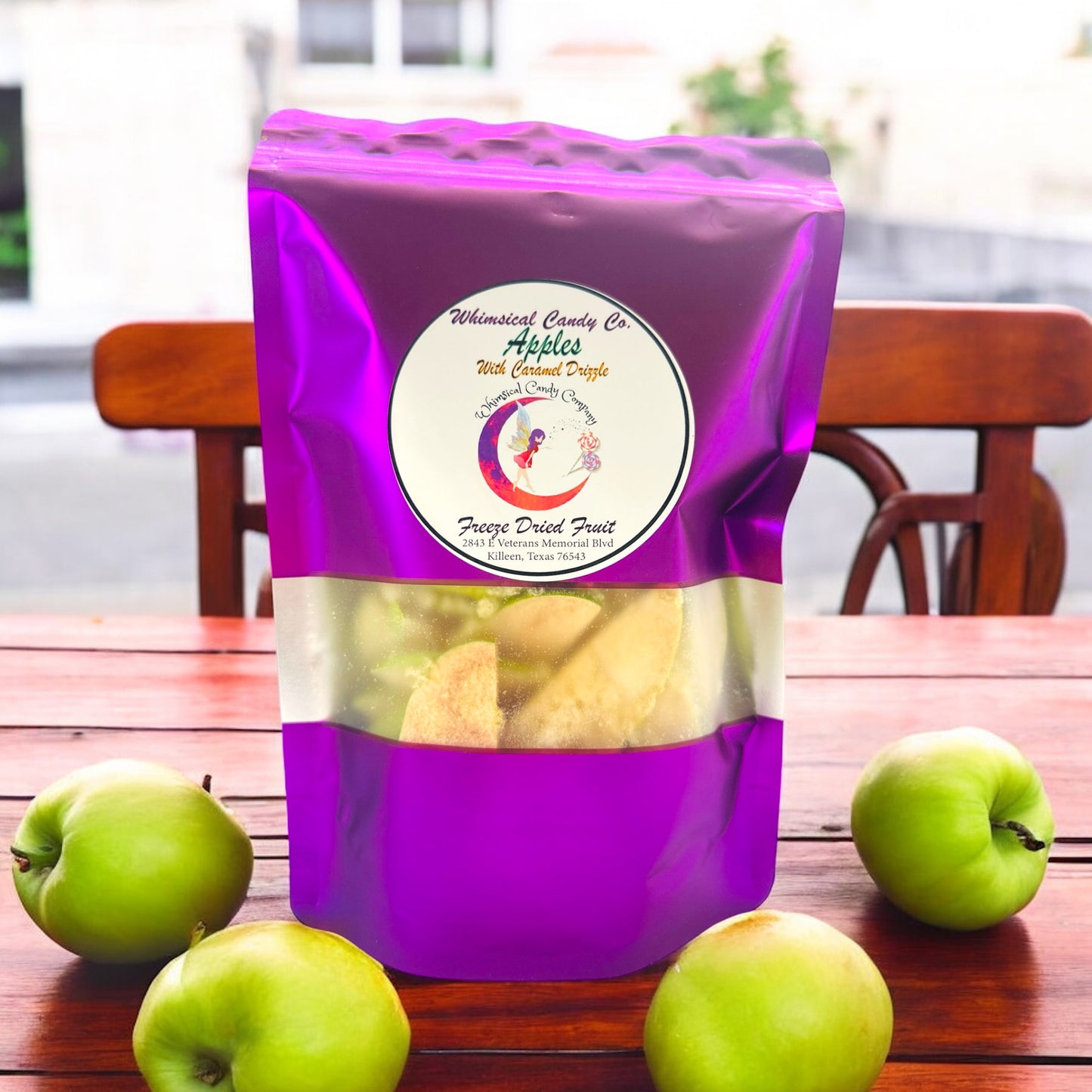 Freeze Dried Carmel Apple Slices