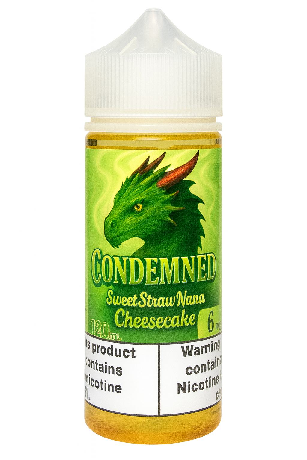 Dragon Line: "Condemned" 120ml Strawberry Banana Cheesecake