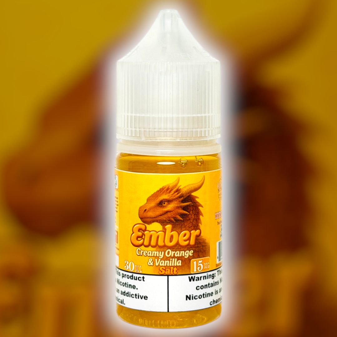 30ml Salt Nic: "Ember" Creamy Orange Vanilla Custard