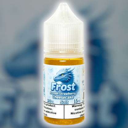 30ml Salt Nic: "Frost" Frosted Strawberry Cheesecake