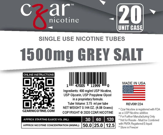 CZAR- GRAY SALTS 1500mg 20units