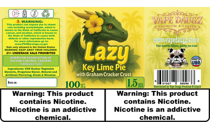 Dragon Line: "Lazy" Key Lime Pie