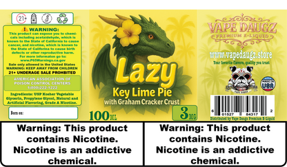 Dragon Line: "Lazy" Key Lime Pie