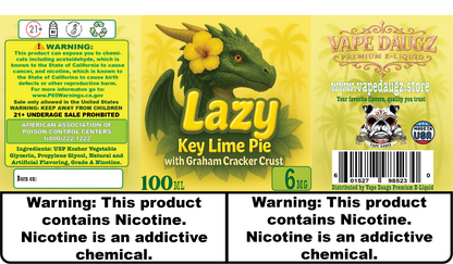 Dragon Line: "Lazy" Key Lime Pie