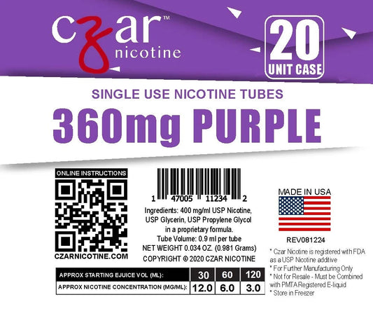 CZAR- Purple 360mg 20units