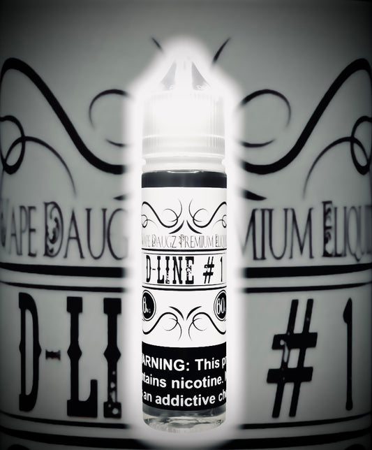 White Label: "D-Line #1" 60ml Strawberry Cheesecake