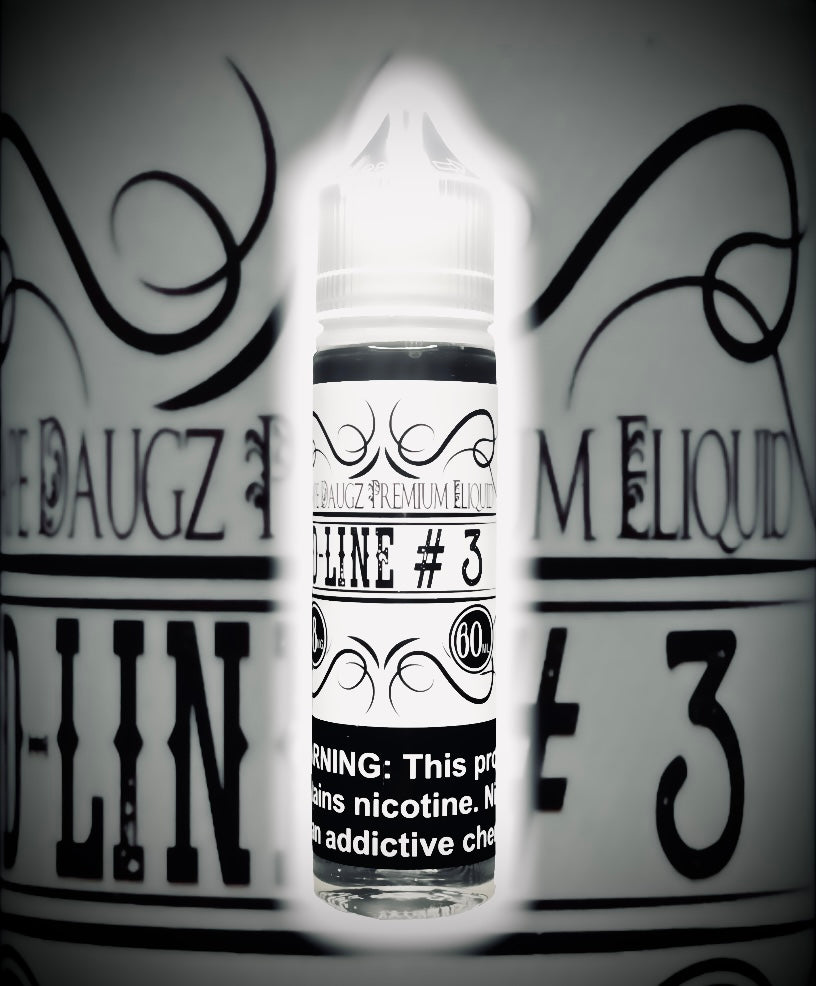 White Label: "D-Line #3" 60ml Cotton Candy Custard
