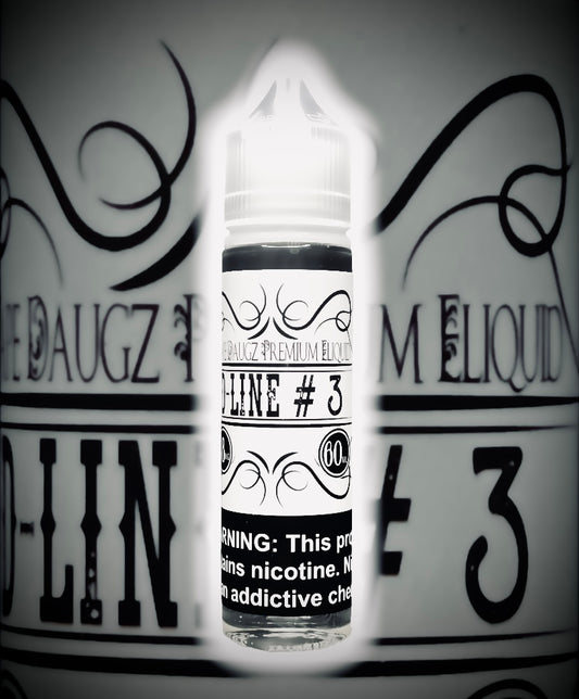 White Label: "D-Line #3" 60ml Cotton Candy Custard