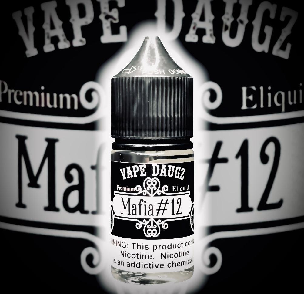 30ml Salt Nic: "Mafia #12" Creamy Vanilla Cheesecake